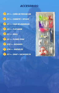 Kit de pesca profesional