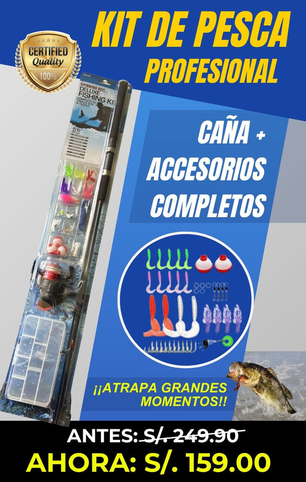 Kit de pesca profesional