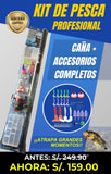 Kit de pesca profesional