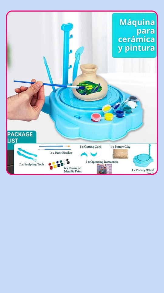 Máquina de Cerámica y pintura para Niños