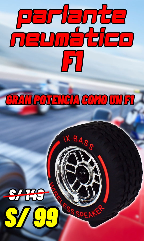 Parlante Neumático Formula 1